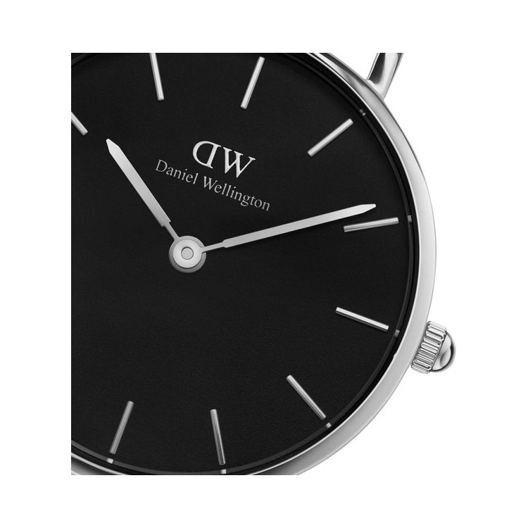 Daniel Wellington Classic Petite Sterling (Black) 28mm