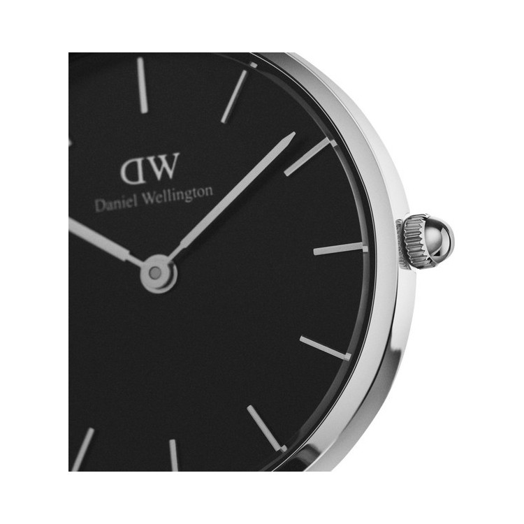 Daniel Wellington Classic Petite Sterling (Black) 28mm