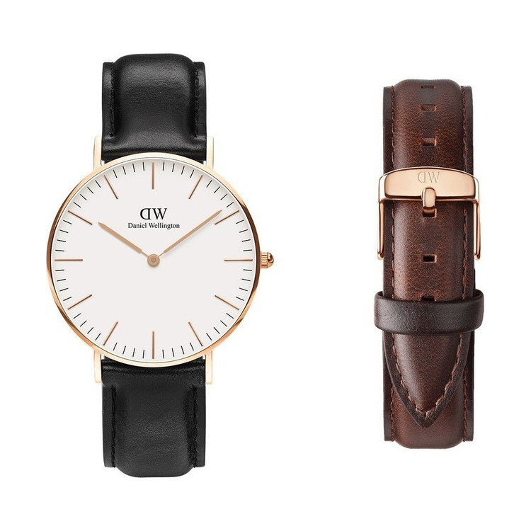 Daniel Wellington Classic Sheffield 36mm + Bristol ремешок