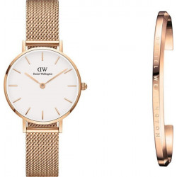 Daniel Wellington Classic Petite Melrose 28mm + Classic Cuff S