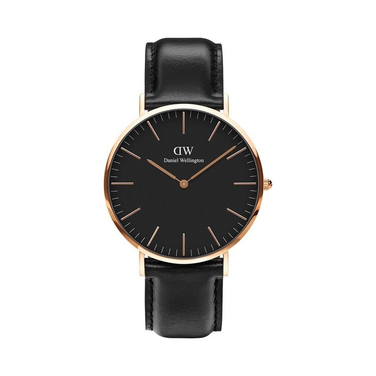 Daniel Wellington Classic Black Sheffield 40mm + Cornwall ремешок