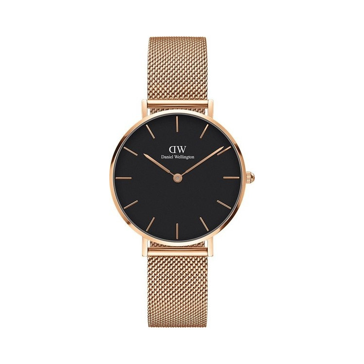 Daniel Wellington Classic Black Petite Melrose 32mm + Cornwall ремешок