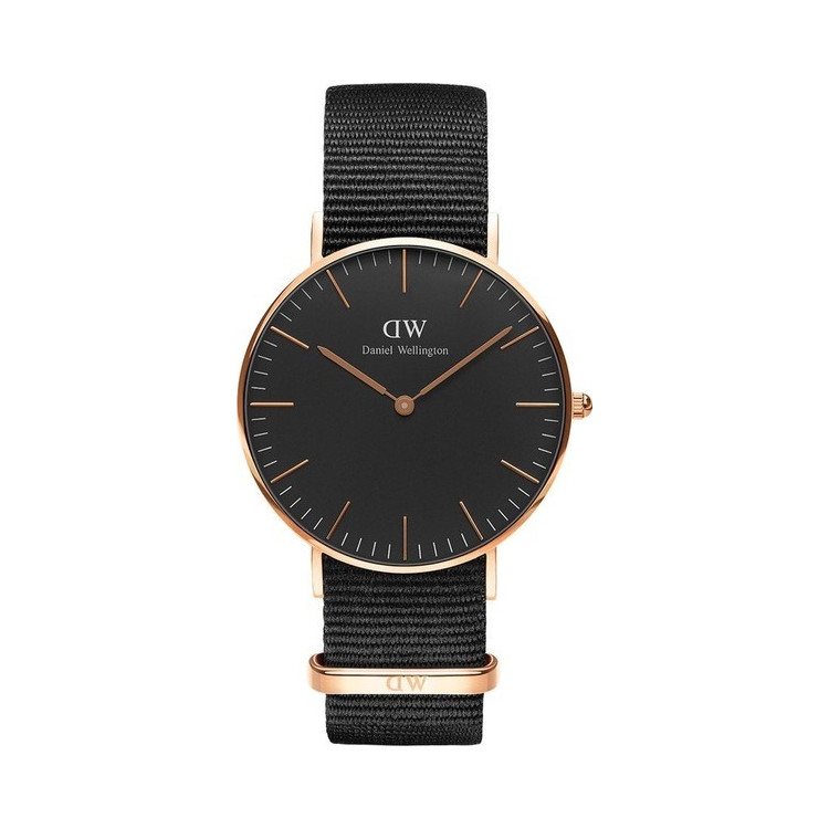 Daniel Wellington Classic Black Cornwall 36mm + Sheffield ремешок