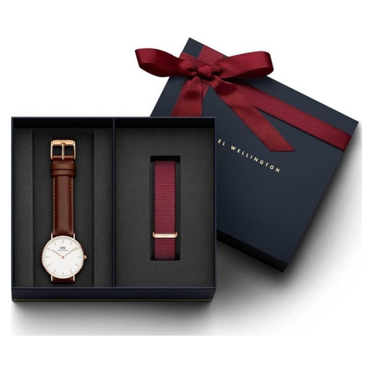 Daniel Wellington Classic St Mawes 36mm + Roselyn ремешок