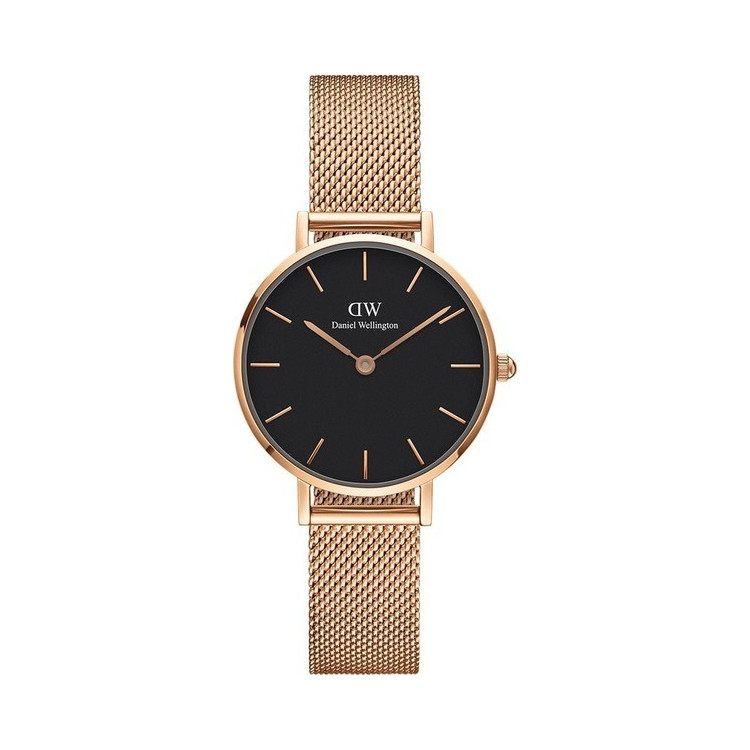 Daniel Wellington Classic Black Petite Melrose 28mm + St Mawes ремешок