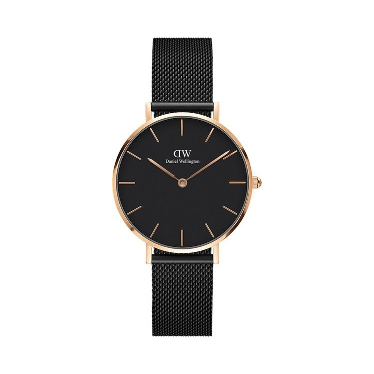 Daniel Wellington Classic Black Petite Ashfield 32mm + Bondi ремешок