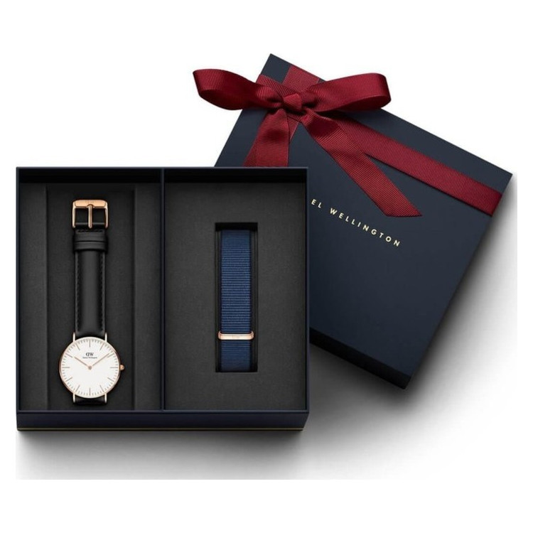 Daniel Wellington Classic Sheffield 36mm + Bayswater ремешок